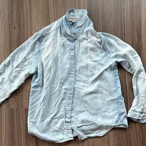 cloth & stone Light Blue Casual Button-Down Shirt